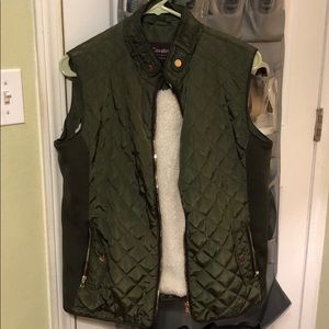 Green Winter Vest
